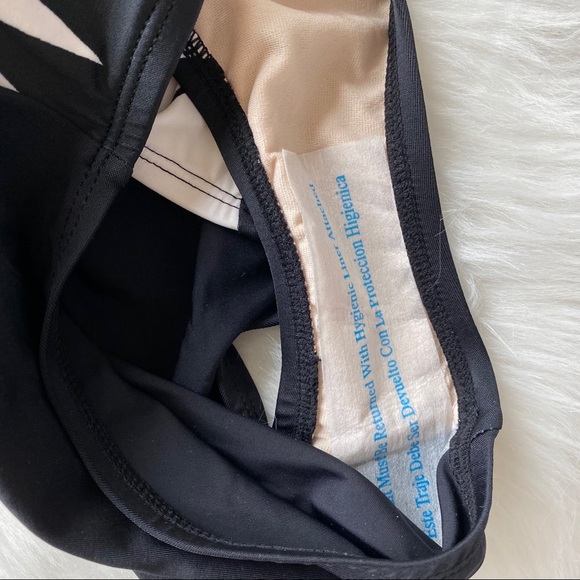 Kona Sol Tie Front Keyhole One Piece Swimsuit S - Picture 3 of 6